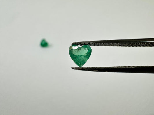 0.56ct Esmeralda Par 5x4mm