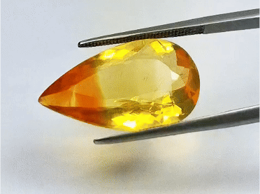 10.10ct Fire Opal Bicolor 23x13mm