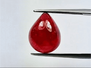 12ct Rhodonite Cabochon 15x12mm