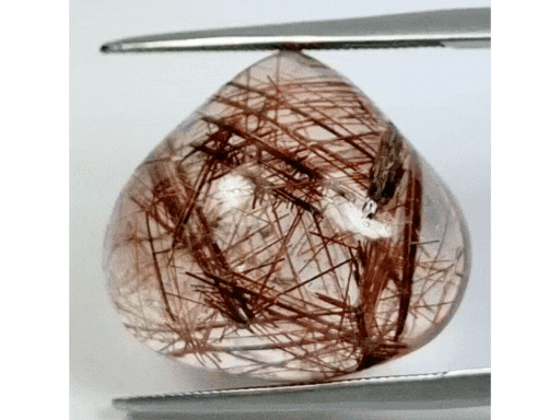 19.40ct Quartzo Com Inclusão 19x17mm