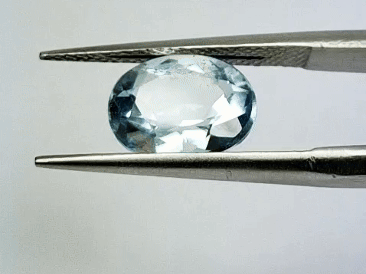 2.08ct Água-marinha 9x7mm