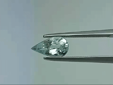 2.95ct Água-marinha 14x7mm 9x5mm