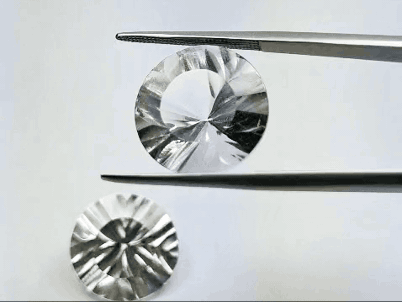 27.30ct Quartzo Cristal Par 16mm