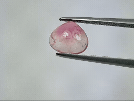4.15ct Turmalina Bicolor Cabochão