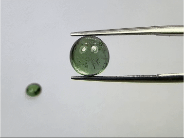 4.55ct Turmalina Cabochão 8mm 7mm