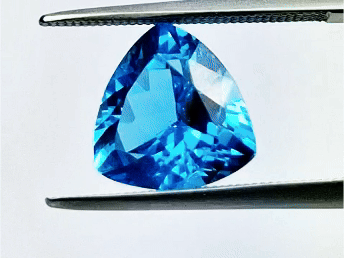 4.75ct Topázio Azul Suíço 11mm