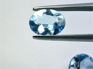 4.75ct Topázio Cor Natural 10x8mm 9x7mm