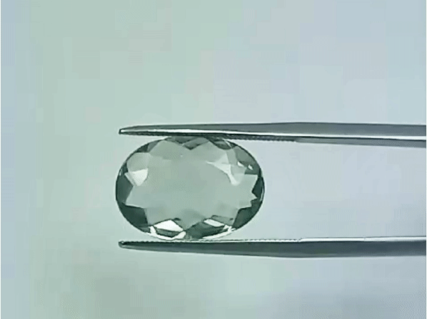 4.90ct Prasiolita 15x11mm