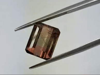 5.45ct Turmalina Bicolor 11x9mm