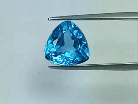 5.80ct Topázio Azul Suíço 11mm