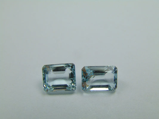 4,75ct Água-marinha 9x7mm 8x7mm