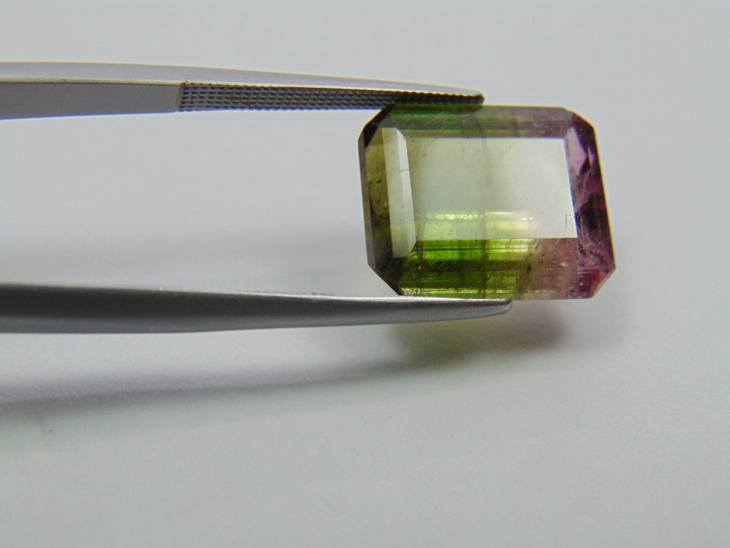 10.68ct Turmalina Bicolor 15x12mm