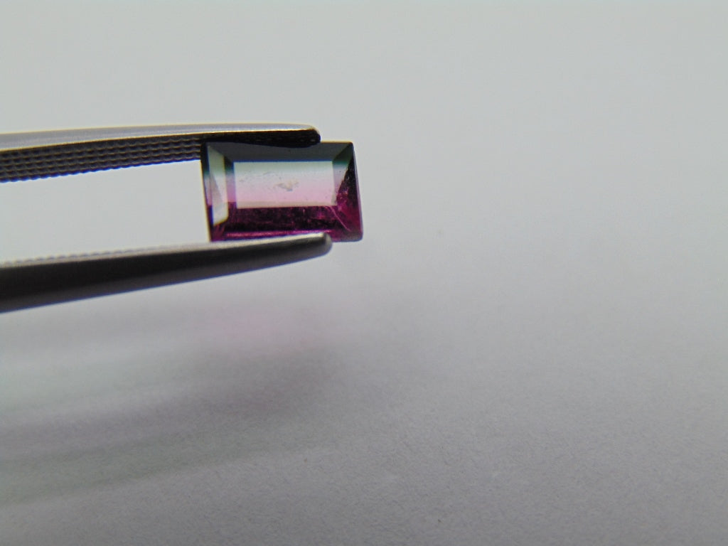 0.88ct Turmalina Bicolor 7x5mm
