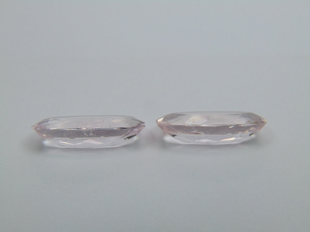 Par de Morganita 16,80 ct 21x10mm