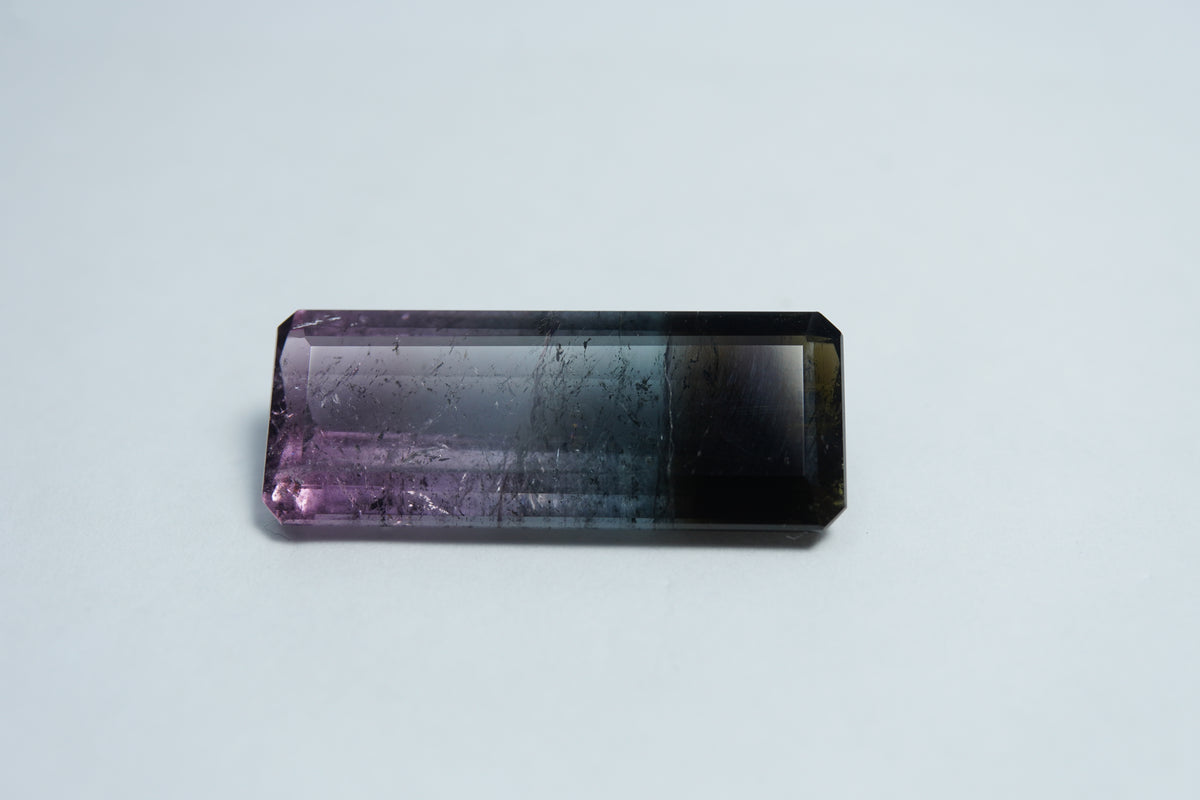 16,80ct Turmalina bicolor 27x20mm