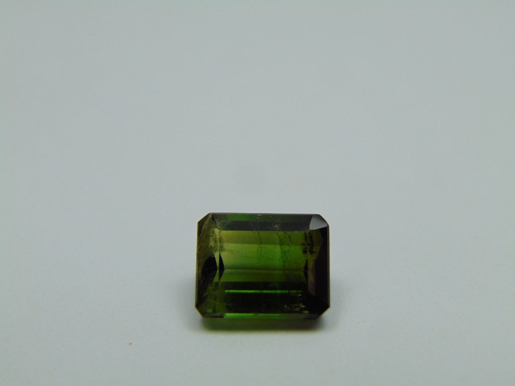 3,50ct Turmalina Bicolor 10x8mm