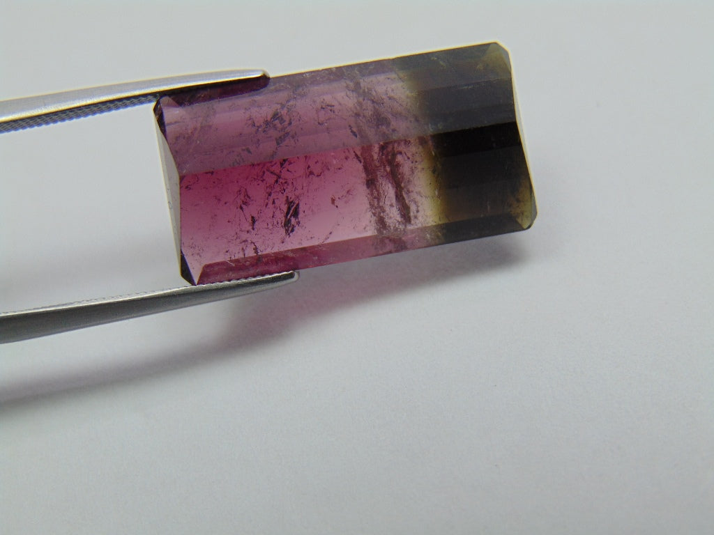 14.80ct Tourmaline Bicolor 22x11mm
