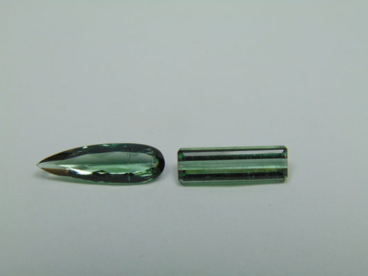 2.48ct Tourmaline 14x4mm 12x4mm