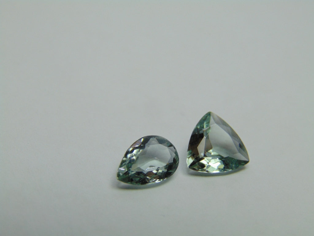 3.25ct Água-marinha 10x7mm 9mm