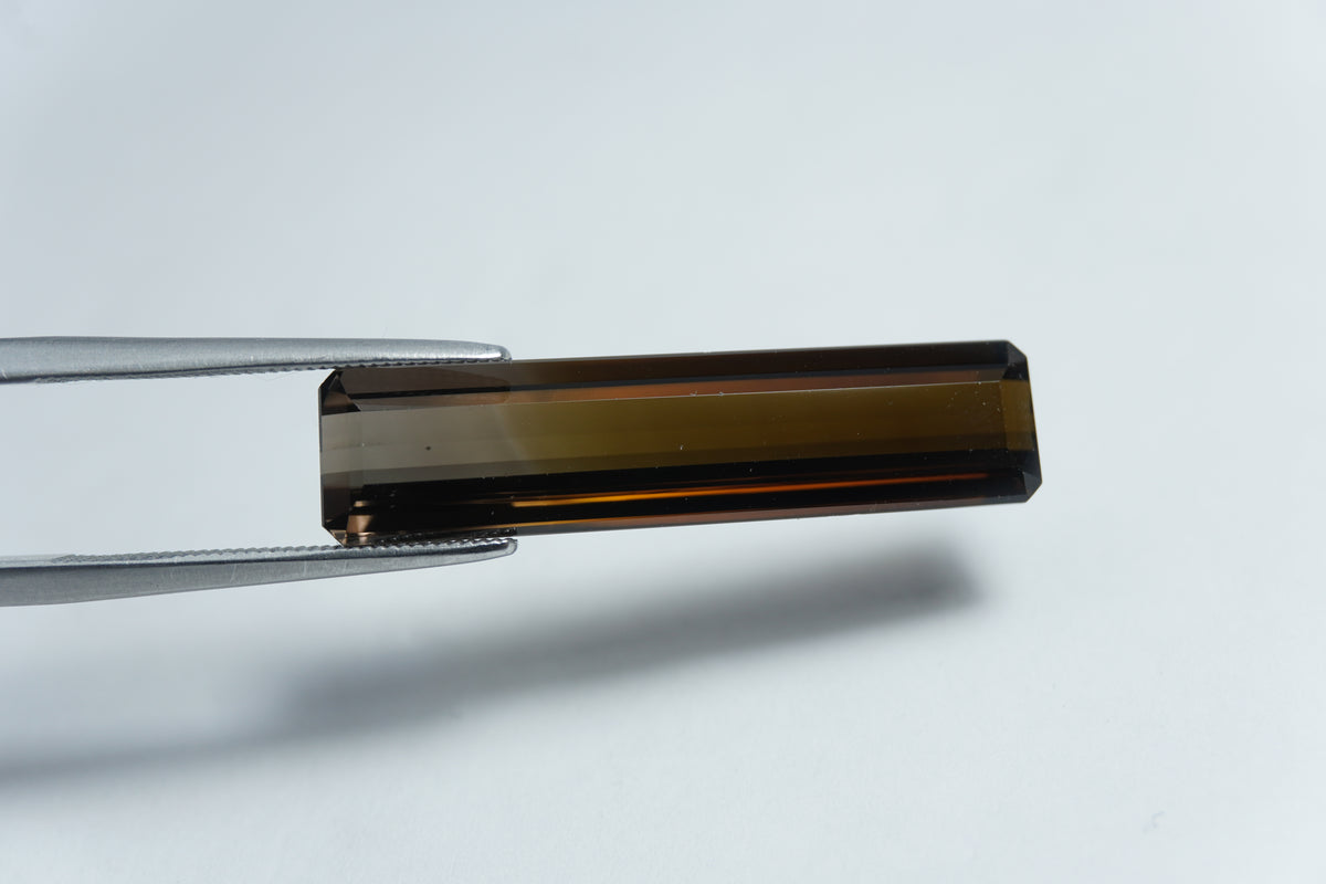 11.50ct Tourmaline bicolor 30x7mm
