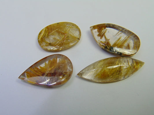 107ct Rutile 30x19mm 27x18mm 40x14mm 32x18mm