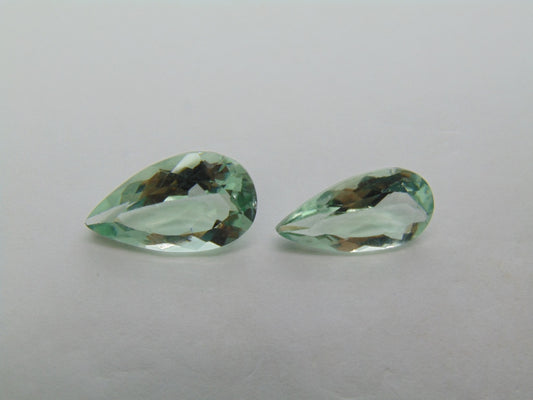 Prasiolita 10ct 18x10mm 16x8mm