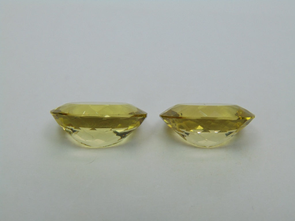 Par de ouro verde 27,10 quilates 19x15mm