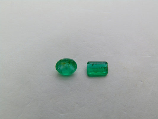 Esmeralda 0,86 quilates 6x5mm 6x4mm