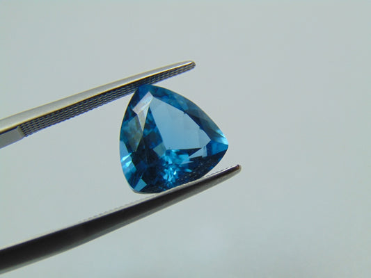 4.75ct Topaz Blue Swiss 11mm