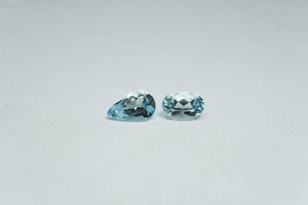 1.40ct Aquamarine 7x4.5mm / 8x5mm