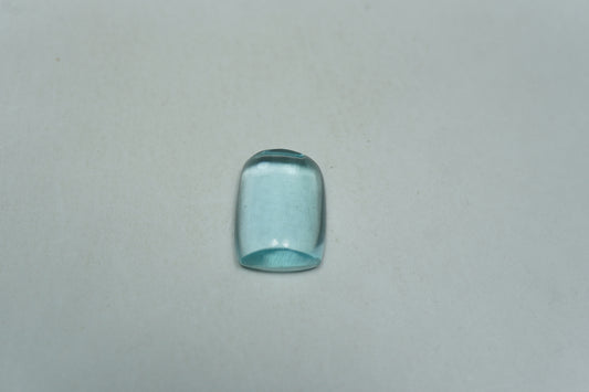 3.69ct Água-marinha cabochão 11x8mm