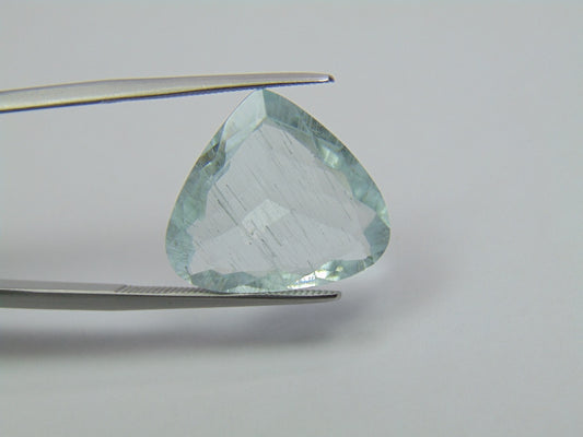 9.50ct Água-marinha Com Agulha 18x16mm