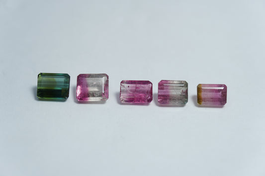 4.40ct Turmalina bicolor