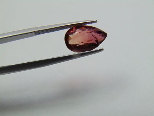 4.30ct Turmalina Bicolor 12x8mm