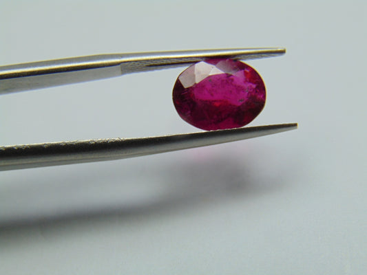 2.38ct Rubellite 10x8mm