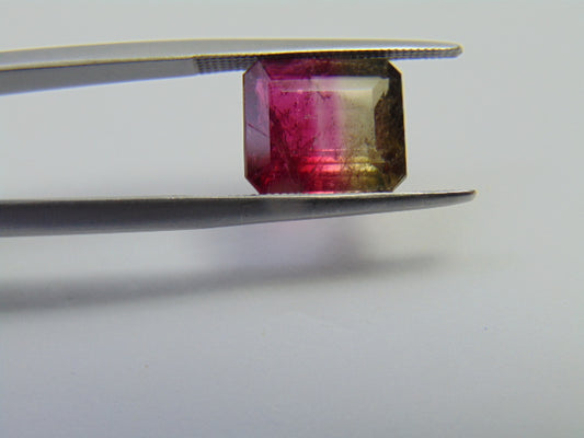 4.08ct Turmalina Bicolor 11x9mm