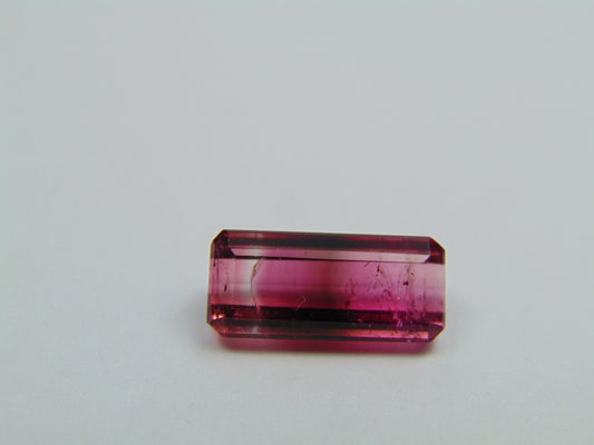 4.40ct Turmalina Bicolor 14x7mm