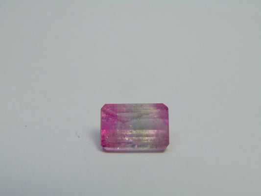 3.97ct Turmalina Bicolor 11x8mm
