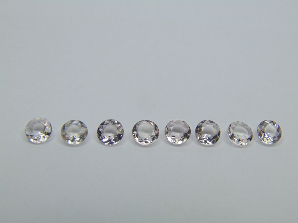 Morganita Calibrada de 3,19ct e 6mm