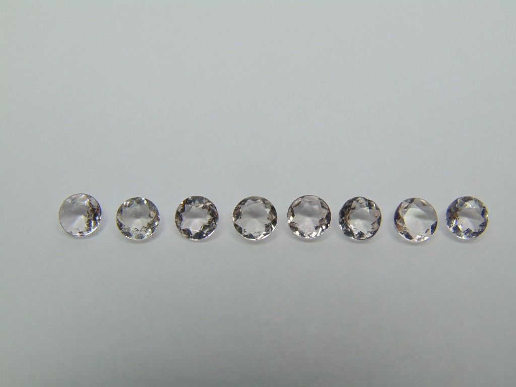 Morganita Calibrada de 3,19ct e 6mm