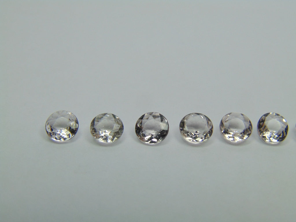 Morganita Calibrada de 3,19ct e 6mm