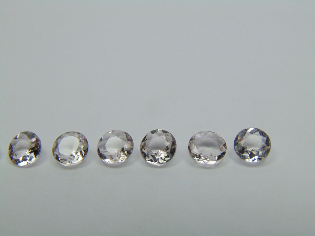 Morganita Calibrada de 3,19ct e 6mm