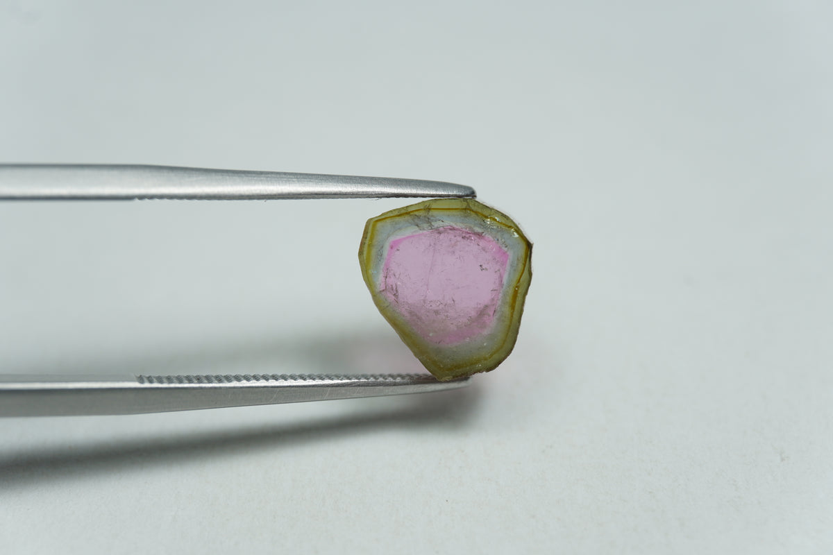 3.78ct Turmalina melancia 10x9mm