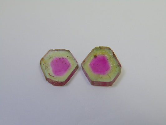 7.85ct Turmalina Melancia 13x12mm