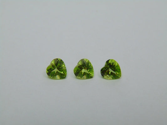 2,50 ct Peridoto calibrado 6 mm