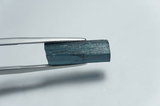 7.50ct Topázio azul peça 18x6mm