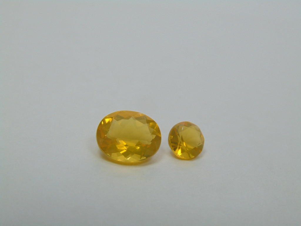 2.55ct Fire Opal 10x8mm 6mm