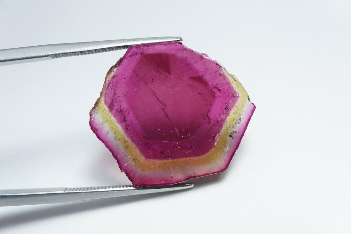 Turmalina melancia 17,55 ct 24x22mm