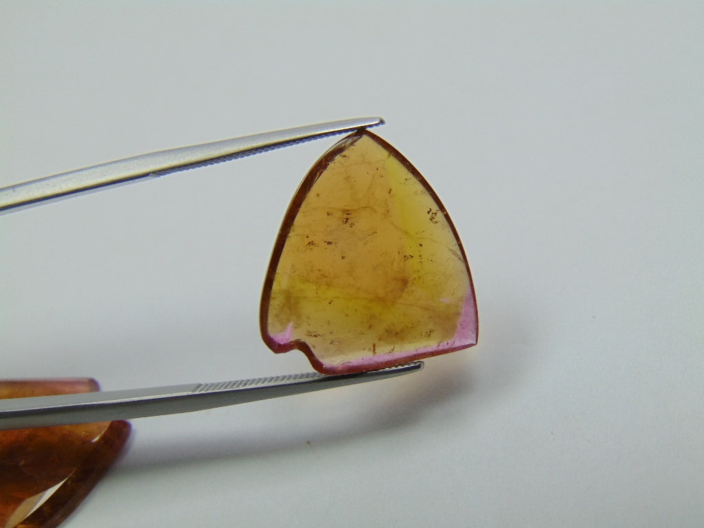 Par de Turmalina Melancia 16,15ct 18x14mm