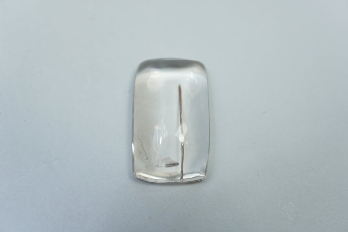 Quartzo com inclusão de 16,80ct 21x12mm